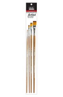 KCK PREMIUM FLAT LONG HANDLE BRUSH SET - BR121F0-14